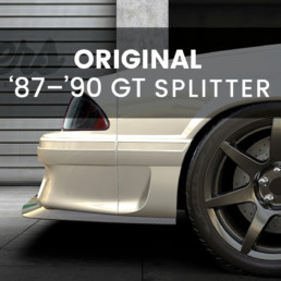 87-90 Mustang GT Original Carbon Fiber Splitter