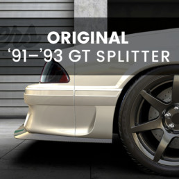91-93 Mustang GT Original Carbon Fiber Splitter