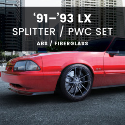 91-93 LX ABS Chin Splitter & Fiberglass Pinch Weld Cover Set