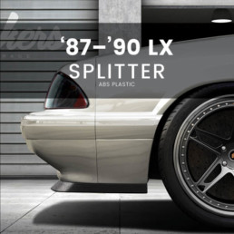 87-90 Mustang LX Plastic Splitter