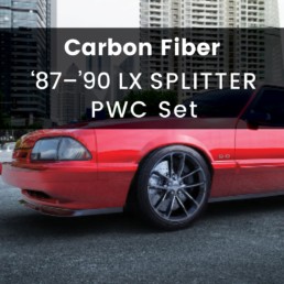 ’78-’90 LX Carbon Fiber Splitter & Pinch Weld Cover Set