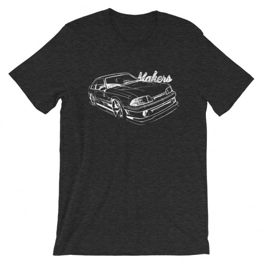 GT.Cobra Sketch/Logo – White – Short-Sleeve Unisex T-Shirt