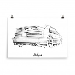 Makers Rear Diffuser Concept -Photo paper poster