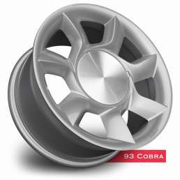 Makers Reimagined Classic Wheels Silver Metallic 93 Cobra Mustang