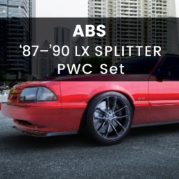 ’87-’90 LX ABS Splitter & Pinch Weld Cover Set