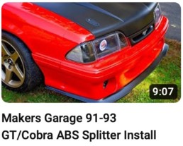 Makers Garage ABS Splitter Install