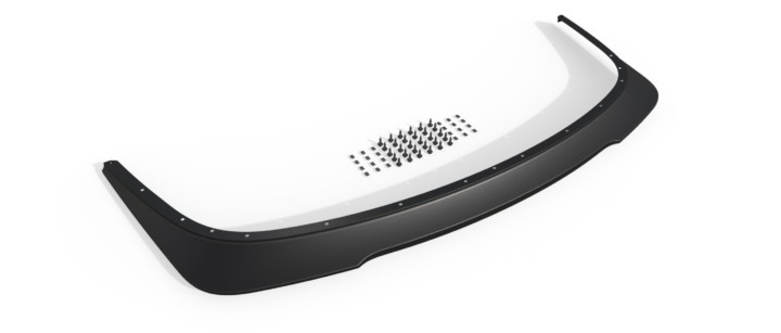 1999 - 2004 Mustang GT Front ABS Splitter - Chin Spoiler